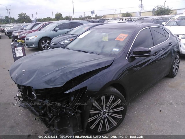19UUB1F58HA000176 - 2017 ACURA TLX TECH BLACK photo 2