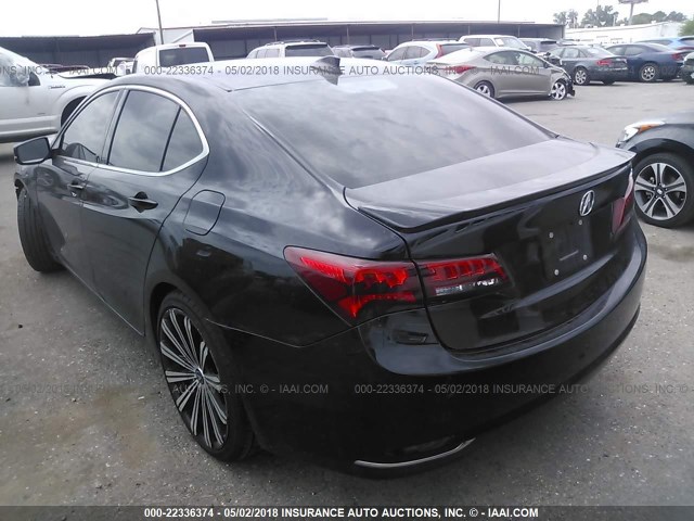 19UUB1F58HA000176 - 2017 ACURA TLX TECH BLACK photo 3