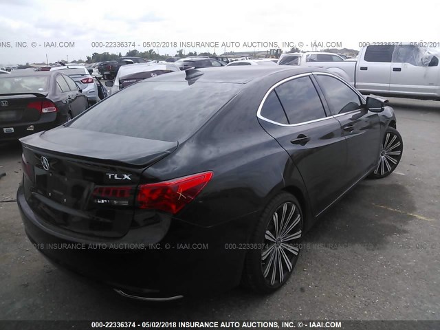 19UUB1F58HA000176 - 2017 ACURA TLX TECH BLACK photo 4