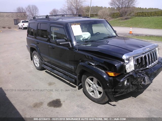 1J8HG48N48C142344 - 2008 JEEP COMMANDER SPORT BLACK photo 1