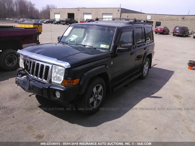 1J8HG48N48C142344 - 2008 JEEP COMMANDER SPORT Սև լուսանկար 2