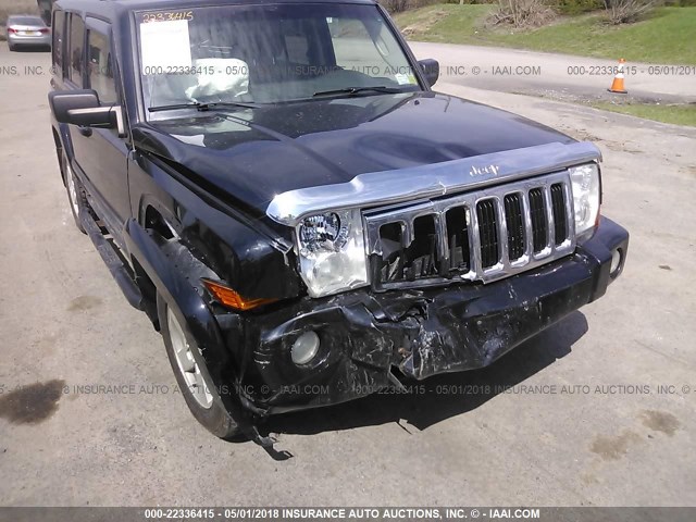 1J8HG48N48C142344 - 2008 JEEP COMMANDER SPORT BLACK photo 6