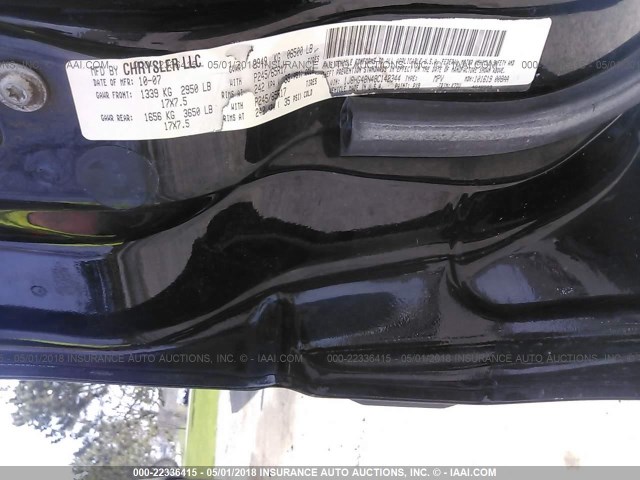 1J8HG48N48C142344 - 2008 JEEP COMMANDER SPORT Սև լուսանկար 9