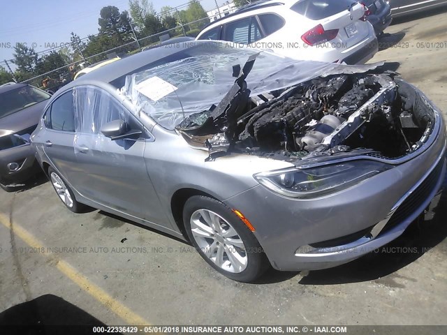 1C3CCCAB7GN103455 - 2016 CHRYSLER 200 LIMITED SILVER photo 1