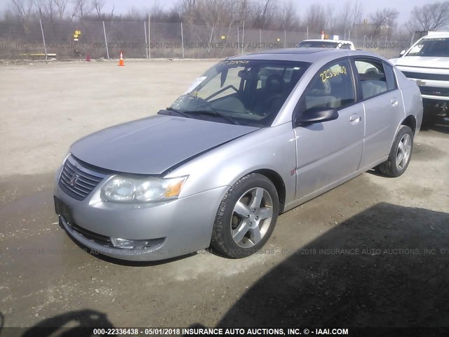 1G8AL55F16Z116523 - 2006 SATURN ION LEVEL 3 SILVER photo 2