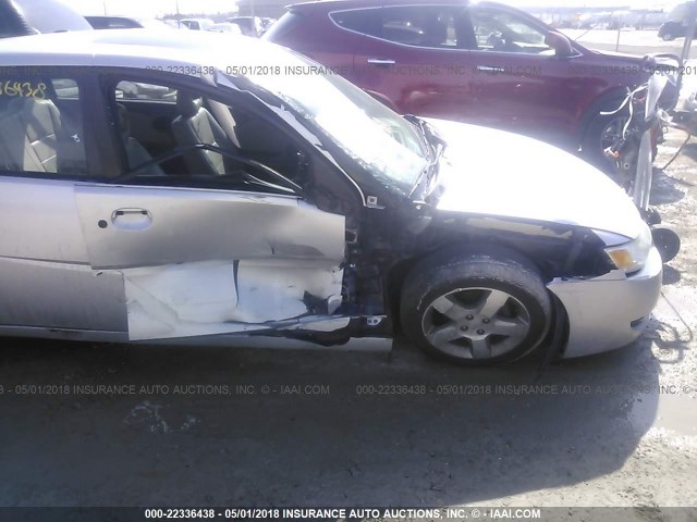 1G8AL55F16Z116523 - 2006 SATURN ION LEVEL 3 SILVER photo 6