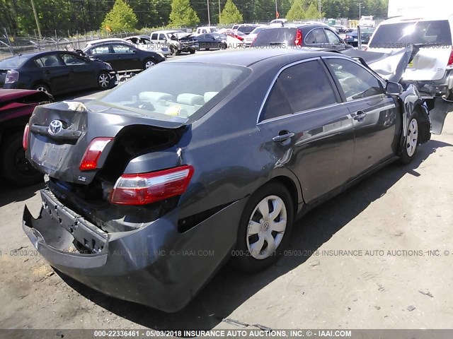 4T1BE46K97U043678 - 2007 TOYOTA CAMRY NEW GENERAT CE/LE/XLE/SE GRAY photo 4