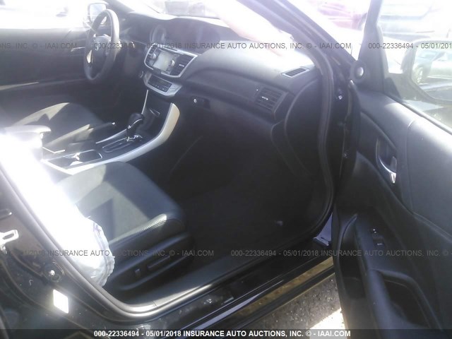 1HGCR2F89FA216770 - 2015 HONDA ACCORD EXL BLACK photo 5