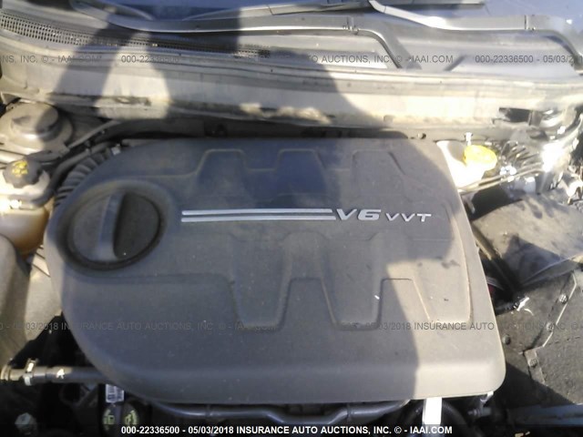 1C4PJMBS3GW253046 - 2016 JEEP CHEROKEE TRAILHAWK GRAY photo 10