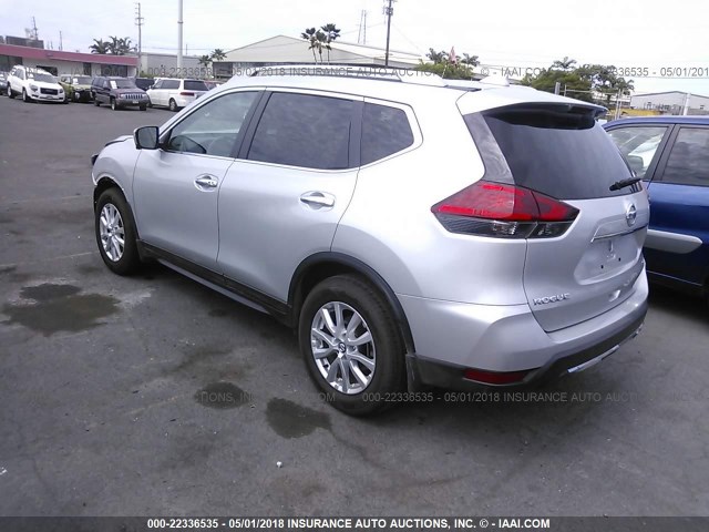 5N1AT2MTXHC873823 - 2017 NISSAN ROGUE S/SL SILVER photo 3