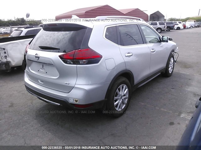 5N1AT2MTXHC873823 - 2017 NISSAN ROGUE S/SL SILVER photo 4