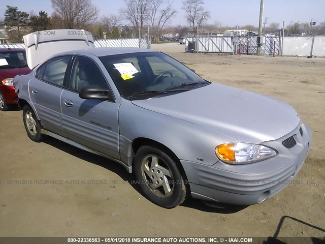 1G2NF52E7YC564169 - 2000 PONTIAC GRAND AM SE1 SILVER photo 1