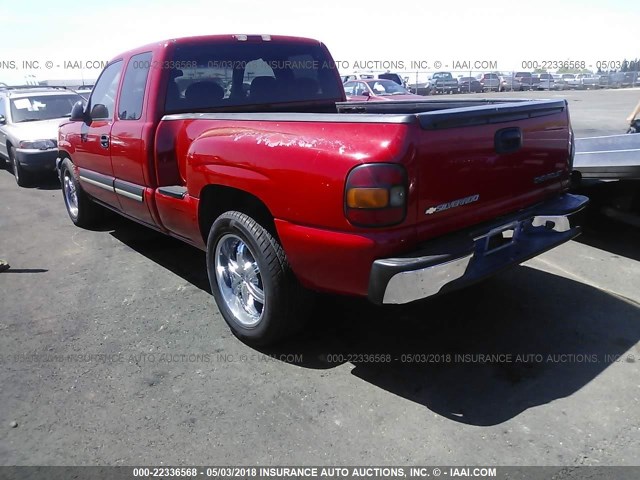 1GCEC19V85Z150085 - 2005 CHEVROLET SILVERADO C1500 RED photo 3