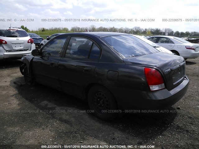 KMHDN45D11U081988 - 2001 HYUNDAI ELANTRA GLS/GT GRAY photo 3