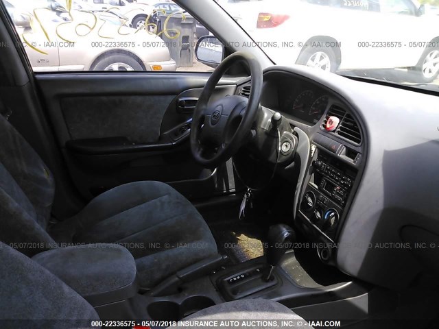 KMHDN45D11U081988 - 2001 HYUNDAI ELANTRA GLS/GT GRAY photo 5