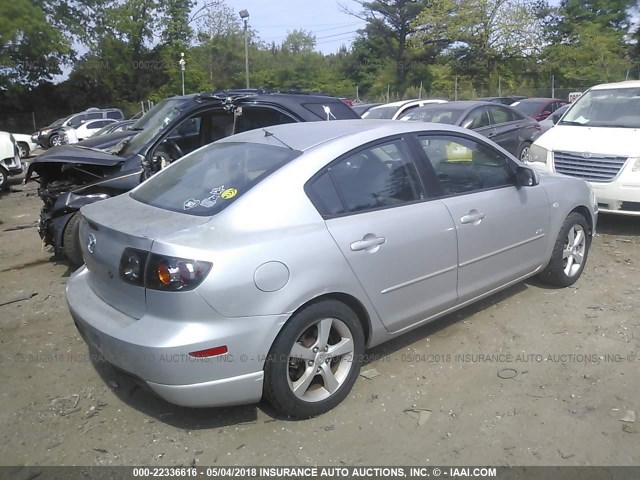 JM1BK123341161233 - 2004 MAZDA 3 S SILVER photo 4