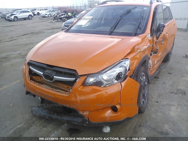 JF2GPAWCXE8314959 - 2014 SUBARU XV CROSSTREK 2.0 PREMIUM ORANGE photo 6