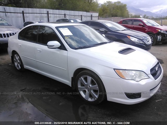 4S3BL676084205867 - 2008 SUBARU LEGACY GT LIMITED WHITE photo 1