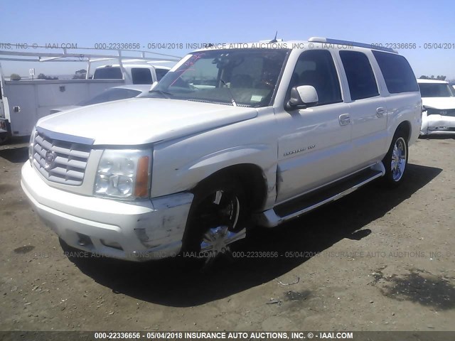 3GYFK66NX5G141813 - 2005 CADILLAC ESCALADE ESV BEIGE photo 2