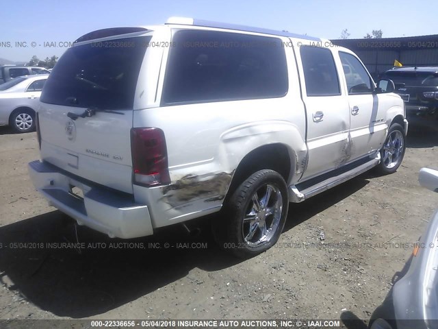 3GYFK66NX5G141813 - 2005 CADILLAC ESCALADE ESV BEIGE photo 4