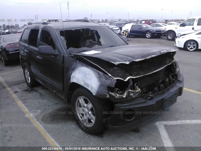 1J4GS48K95C615362 - 2005 JEEP GRAND CHEROKEE LAREDO/COLUMBIA/FREEDOM 黑色 照片 1