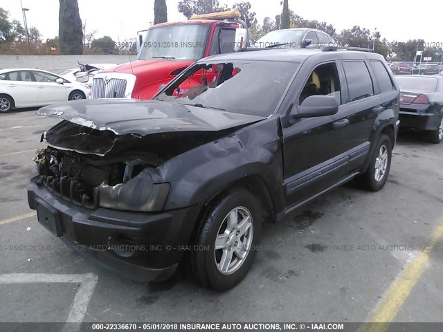1J4GS48K95C615362 - 2005 JEEP GRAND CHEROKEE LAREDO/COLUMBIA/FREEDOM 黑色 照片 2