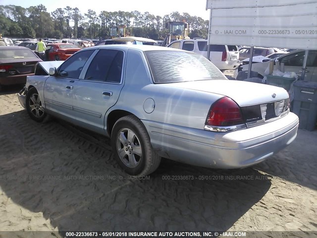 2FABP7EV3BX177508 - 2011 FORD CROWN VICTORIA LX BLUE photo 3