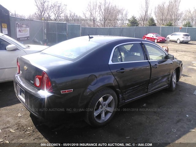 1G1ZC5EU5BF108436 - 2011 CHEVROLET MALIBU 1LT 黑色 照片 4