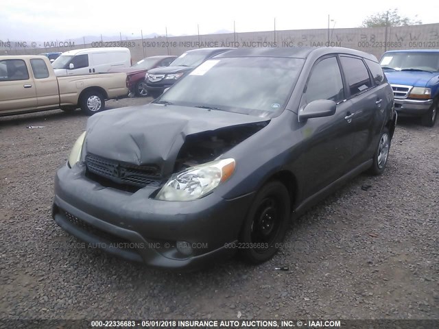 2T1KR32E45C341150 - 2005 TOYOTA COROLLA MATRIX XR GRAY photo 2