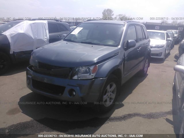 JS3TD944674203174 - 2007 SUZUKI GRAND VITARA XSPORT BLUE photo 2