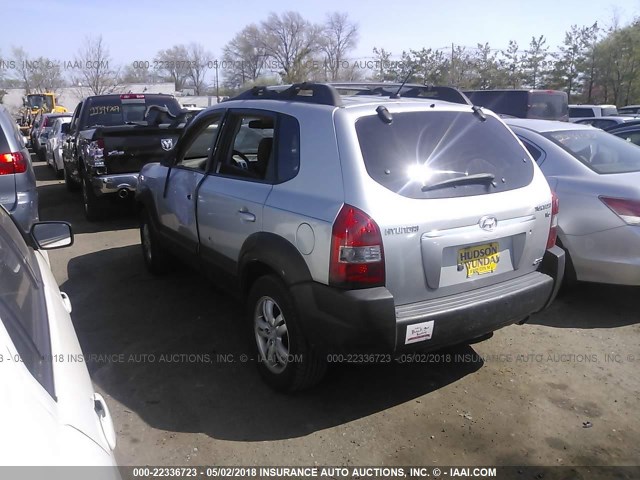 KM8JN72D77U494810 - 2007 HYUNDAI TUCSON SE/LIMITED SILVER photo 3