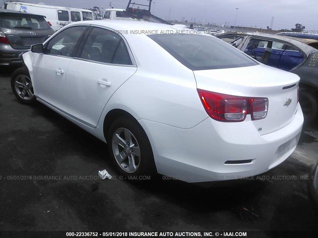 1G11C5SA0GF150575 - 2016 CHEVROLET MALIBU LIMITED LT WHITE photo 3