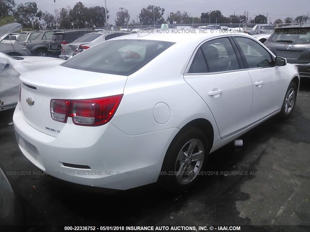 1G11C5SA0GF150575 - 2016 CHEVROLET MALIBU LIMITED LT WHITE photo 4