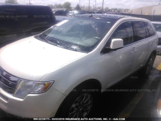 2FMDK39C98BB38183 - 2008 FORD EDGE LIMITED WHITE photo 2