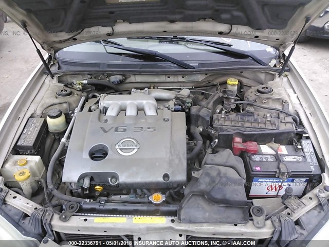 JN1DA31D22T408456 - 2002 NISSAN MAXIMA GLE/GXE/SE GOLD photo 10