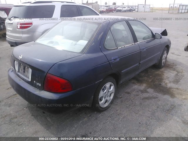 3N1CB51D76L545827 - 2006 NISSAN SENTRA 1.8/1.8S BLUE photo 4