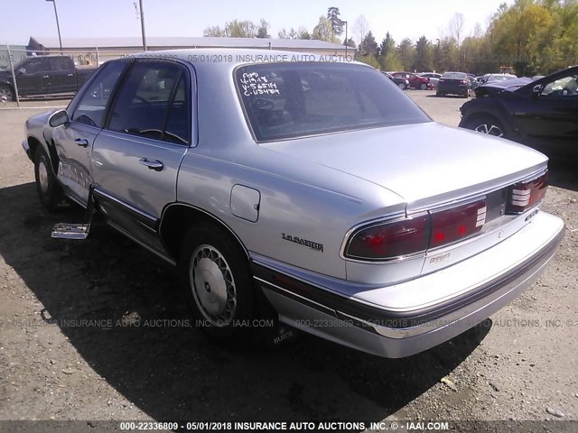 1G4HR52L3SH565114 - 1995 BUICK LESABRE LIMITED BLUE photo 3