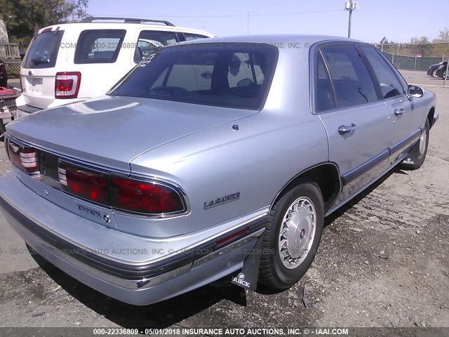 1G4HR52L3SH565114 - 1995 BUICK LESABRE LIMITED BLUE photo 4