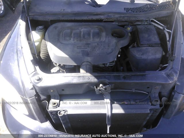 3GNCA13D38S705711 - 2008 CHEVROLET HHR LS BLACK photo 10