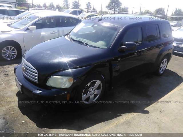 3GNCA13D38S705711 - 2008 CHEVROLET HHR LS BLACK photo 2