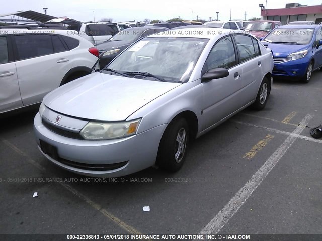 1G8AG52F74Z115320 - 2004 SATURN ION LEVEL 1 SILVER photo 2