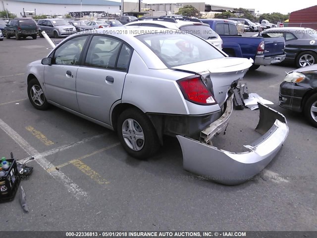 1G8AG52F74Z115320 - 2004 SATURN ION LEVEL 1 SILVER photo 3