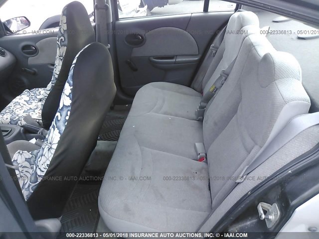 1G8AG52F74Z115320 - 2004 SATURN ION LEVEL 1 SILVER photo 8