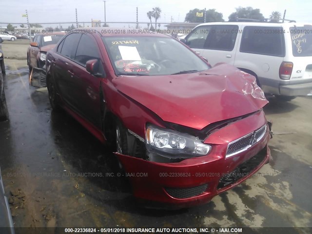 JA32U2FU1FU015058 - 2015 MITSUBISHI LANCER ES RED photo 1