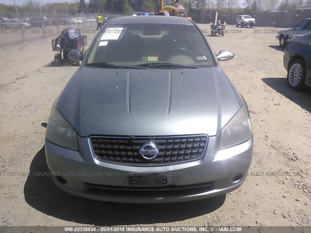 1N4AL11D36N423353 - 2006 NISSAN ALTIMA S/SL GREEN photo 6