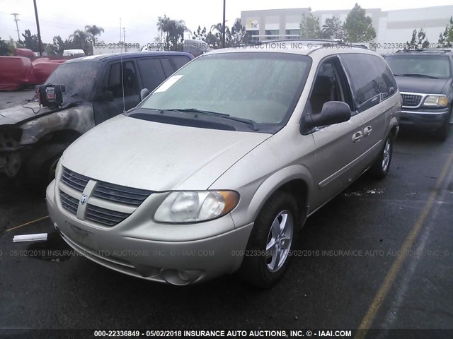 2D8GP44L55R420292 - 2005 DODGE GRAND CARAVAN SXT GOLD photo 2