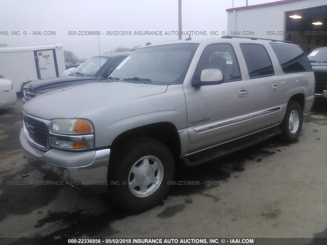 3GKFK16T24G181443 - 2004 GMC YUKON XL K1500 SILVER photo 2