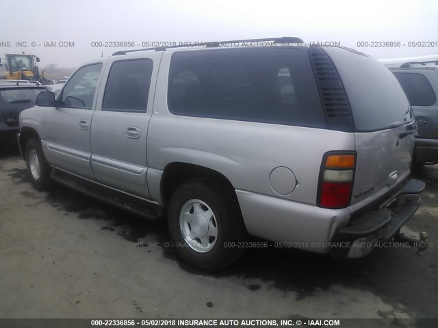 3GKFK16T24G181443 - 2004 GMC YUKON XL K1500 SILVER photo 3