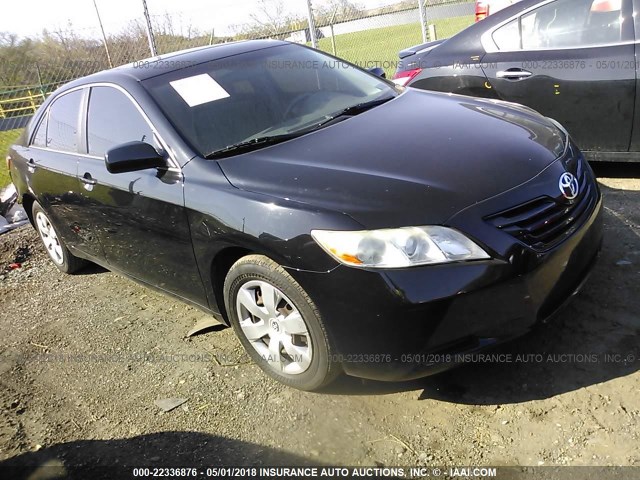 4T1BE46K28U772736 - 2008 TOYOTA CAMRY CE/LE/XLE/SE BLACK photo 1
