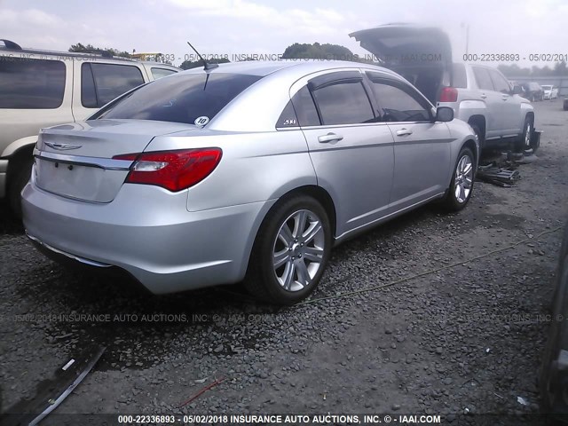 1C3BC1FG9BN571281 - 2011 CHRYSLER 200 TOURING SILVER photo 4